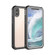 iPhone X / XS Waterproof Dustproof Shockproof Transparent Acrylic Protective Case - Black