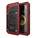 iPhone X / XS Waterproof Dustproof Shockproof Zinc Alloy + Silicone Case  - Red