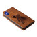 iPhone X / XS Wristband Magnetic Leather Phone Case - Brown