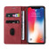 iPhone X / XS Wristband Magnetic Leather Phone Case - Red