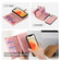iPhone X / XS Zipper Wallet Detachable MagSafe Leather Phone Case - Pink