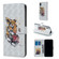 iPhone X Tiger Pattern Horizontal Flip Leather Case with Holder & Card Slots & Photo Frame & Wallet