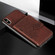 iPhone X/XS Mandala Embossed Magnetic Cloth PU + TPU + PC Case with Holder & Card Slots & Wallet & Photo Frame & Strap - Brown