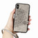 iPhone X/XS Mandala Embossed Magnetic Cloth PU + TPU + PC Case with Holder & Card Slots & Wallet & Photo Frame & Strap - Gray