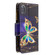 iPhone XS / X Colored Drawing Pattern Zipper Horizontal Flip Leather Case with Holder & Card Slots & Wallet - Big Butterfly
