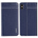 iPhone XS / X GEBEI Top-grain Leather Horizontal Flip Protective Case with Holder & Card Slots - Blue