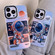 iPhone XS / X Mechanical Astronaut Pattern TPU Phone Case - Blue