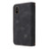iPhone XS / X Multifunctional Card Slot Zipper Wallet Leather Phone Case - Black