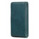 iPhone XS / X Multifunctional Magnetic Copper Buckle Horizontal Flip Solid Color Leather Case with 10 Card Slots & Wallet & Holder & Photo Frame - Dark Green