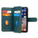iPhone XS / X Multifunctional Magnetic Copper Buckle Horizontal Flip Solid Color Leather Case with 10 Card Slots & Wallet & Holder & Photo Frame - Dark Green