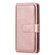 iPhone XS / X Multifunctional Magnetic Copper Buckle Horizontal Flip Solid Color Leather Case with 10 Card Slots & Wallet & Holder & Photo Frame - Rose Gold