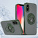 iPhone XS / X Rotating Ring Magnetic Holder Phone Case - Green