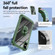 iPhone XS / X TPU + PC Lens Protection Phone Case with Ring Holder - Green