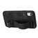 iPhone XS / X Wristband Holder Leather Back Phone Case - Black