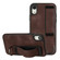 iPhone XS / X Wristband Holder Leather Back Phone Case - Coffee