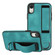 iPhone XS / X Wristband Holder Leather Back Phone Case - Green