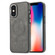 iPhone XS /X Side Leather Magsafe Phone Case - Gray