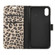 iPhone XS Leopard Pattern Horizontal Flip Leather Case with Holder & Card Slots - Brown