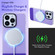 iPhone 15 Pro Max PC + TPU IMD MagSafe Magnetic Phone Case - Purple