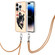 iPhone 15 Pro Max Electroplating Dual-side IMD Phone Case with Lanyard - Lucky Dog