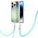iPhone 15 Pro Max Electroplating Dual-side IMD Phone Case with Lanyard - Smile