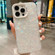 iPhone 15 Pro Max IMD Shell Texture TPU + Acrylic Phone Case - White