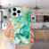 iPhone 15 Pro Max IMD Shell Pattern TPU Phone Case - Green Marble