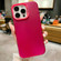 iPhone 15 Pro Max IMD Colorful Gradient Acrylic Phone Case - Red