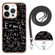 iPhone 15 Pro Electroplating Dual-side IMD Phone Case with Lanyard - Equation