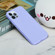 iPhone 15 Pro Solid Color Silicone Phone Case - Purple