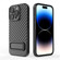 iPhone 15 Pro Wavy Texture TPU Phone Case with Lens Film - Black