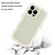 iPhone 15 Pro Candy Color Wave TPU Clear PC Phone Case - White