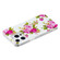 iPhone 15 Pro Electroplating Soft TPU Phone Case - Rose Flower