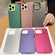 iPhone 15 Pro IMD Colorful Gradient Acrylic Phone Case - Silver