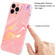 iPhone 13 Pro Max Laser Marble TPU Phone Case - Pink