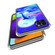iPhone 13 Pro Max Laser IMD Pattern TPU Phone Case - Dolphin