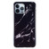 iPhone 13 Pro Max IMD Marble Pattern TPU Phone Case  - Black