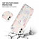 iPhone 13 Pro Max Electroplating Matching Marble IMD Four-Corner TPU Shockproof Case - White