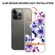 iPhone 13 Pro Max Flowers and Plants Series IMD TPU Phone Case  - Purple Begonia