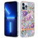 iPhone 13 Pro Max Flowers and Plants Series IMD TPU Phone Case  - Purple Peony