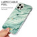 iPhone 13 Pro Max Sands Marble Double-sided IMD Pattern TPU + Acrylic Case - Green