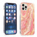 iPhone 13 Pro Max Sands Marble Double-sided IMD Pattern TPU + Acrylic Case - Pink