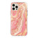 iPhone 13 Pro Max Sands Marble Double-sided IMD Pattern TPU + Acrylic Case - Pink