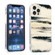iPhone 13 Pro Max Sands Marble Double-sided IMD Pattern TPU + Acrylic Case - Black Gold