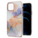 iPhone 13 Pro Max Electroplating Pattern IMD TPU Shockproof Case - Milky Way White Marble