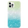 iPhone 13 Pro Max Gradient Color Shell Texture IMD TPU Shockproof Case  - Gradient Green Blue