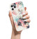 iPhone 13 Pro Max Butterfly Shell Colorful Series Pattern IMD TPU Shockproof Case  - Light Pink