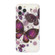 iPhone 13 Pro Max Butterfly Shell Colorful Series Pattern IMD TPU Shockproof Case  - Black