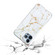 iPhone 13 Pro Max IMD Marble Pattern TPU Phone Case  - White