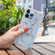 iPhone 13 Pro Max IMD Marble Pattern TPU Phone Case  - White